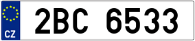 Truck License Plate